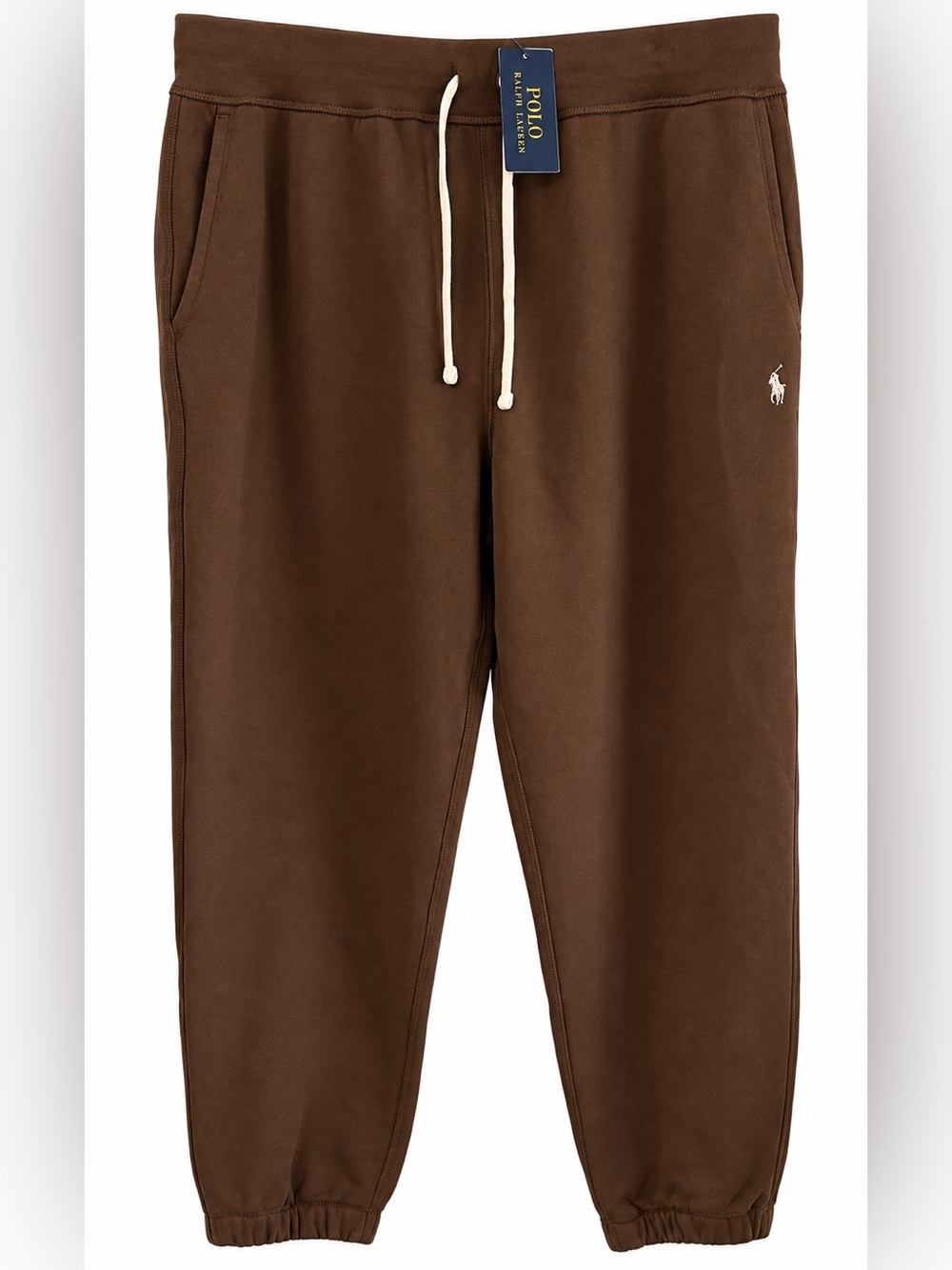 Polo Ralph Lauren Brown Fleece Joggers Men XXL NWT $125